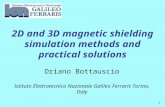 1 2D and 3D magnetic shielding simulation methods and practical solutions Oriano Bottauscio Istituto Elettrotecnico Nazionale Galileo Ferraris Torino,