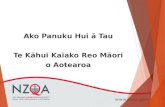 Ako Panuku Hui ā Tau Te Kāhui Kaiako Reo Māori o Aotearoa.