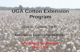 UGA Cotton Extension Program Guy D. Collins, Ph.D. Extension Cotton Agronomist University of Georgia Tifton, GA.