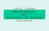 Local Linear Approximation for Functions of Several Variables.