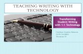 Cinthya Cantón Mencos 5076-14-8860 Técnicas IV. There are a variety of tech tools and methods out there for teaching writing that can make the process.