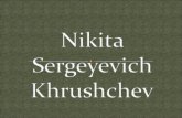 Nikita Khrushchev became first secretary, (second in command) of the Moscow Communist Party in 1935 under Joseph Stalin. In 1939, became a full member.