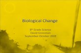 8 th Grade Science David Grossman September-October 2008.