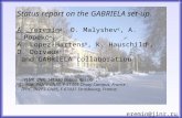 Status report on the GABRIELA set-up. A. Yeremin a, O. Malyshev a, A. Popeko a, A. Lopez-Martens b, K. Hauschild b, O. Dorvaux c and GABRIELA collaboration.