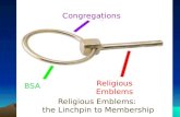 Congregations BSA Religious Emblems Religious Emblems: the Linchpin to Membership.
