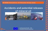 Accidents and potential releases of mineral oil the Bonn Agreement Area Co-financed by the EU – Civil Protection Financial Instrument BE-AWARE II Final.