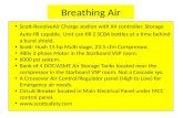 Breathing Air Scott-RevolveAir Charge station with X4 controller. Storage Auto-fill capable. Unit can fill 2 SCBA bottles at a time behind a burst shield.