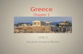Greece Chapter 5 Unit 3 Ancient Greece/Rome. Geography Balkan Peninsula – mainland Surrounded by Aegean Sea, Ionian Sea, Mediterranean Sea, Sea of Crete.