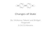 Changes of State By: McKenna Takami and Bridget Fitzgerald 5/14/13 Abrams.