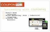 Succeeding with COUPONPAQ Niche Marketing: Area | Industrial targeting Growing Your Business Domain Name Selection.