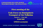 UNITED NATIONS ECONOMIC COMMISSION FOR EUROPE Keith Bull UNECE secretariat Keith Bull UNECE secretariat CONVENTION ON LONG-RANGE TRANSBOUNDARY AIR POLLUTION.