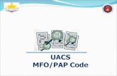 UACS MFO/PAP Code 1. Funding Source 0 00 000 Financing Source (1) Authorization (2) Fund Category (3) Organization 00 000 00 00000 Department (2) Agency.