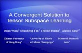 A Convergent Solution to Tensor Subspace Learning.