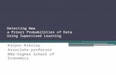 Detecting New a Priori Probabilities of Data Using Supervised Learning Karpov Nikolay Associate professor NRU Higher School of Economics.