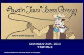 September 24th, 2013 #austinjug Thanks to Mike Perez and Chris Ritchie for the graphic.