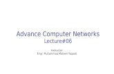 Advance Computer Networks Lecture#06 Instructor: Engr. Muhammad Mateen Yaqoob