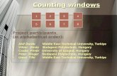 Counting windows Project participants (in alphabetical order): Akif Durdu Middle East Technical University, Turkiye Viktor Jónás Budapest Polytechnic,