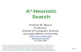 Slide 1 A* Heuristic Search Andrew W. Moore Professor School of Computer Science Carnegie Mellon University awm awm@cs.cmu.edu 412-268-7599.