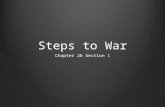 Steps to War Chapter 26 Section 1 Rise of Dictators By 1930’s dictators had seized control in several countries ItalyGermanyJapan Soviet Union Their.