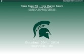 Sigma Sigma Phi - Iota Chapter Report MICHIGAN STATE UNIVERSITY COLLEGE OF OSTEOPATHIC MEDICINE - Presented by Chapter President Shannon Doud - October.
