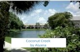 Coconut Creek by Aiyana. Map Facts The city was named for the coconut palms growing there. Coconut Creek is in Broward County and is 1 mile east of Mangate,