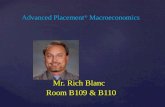 { Ad Advanced Placement ® Macroeconomics Mr. Rich Blanc Room B109 & B110.