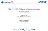 The CCSDS Cislunar Communications Architecture Keith Scott The MITRE Corporation CCSDS Meeting January 2007.