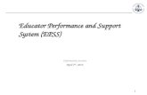 1 Educator Performance and Support System (EPSS) Information Session April 4 th, 2012.