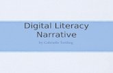 Digital Literacy Narrative by Gabrielle Treiling.