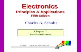 Electronics Principles & Applications Fifth Edition Chapter 2 Semiconductors ©1999 Glencoe/McGraw-Hill Charles A. Schuler.