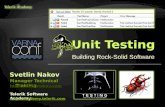 Building Rock-Solid Software Svetlin Nakov Telerik Software Academy  Manager Technical Training .