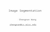 Image Segmentation Shengnan Wang shengnan@cs.wisc.edu.