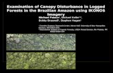 Examination of Canopy Disturbance in Logged Forests in the Brazilian Amazon using IKONOS Imagery Michael Palace 1, Michael Keller 1,2, Bobby Braswell 1,
