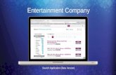 Entertainment Company Search Application (Beta Version)