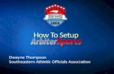 Dwayne Thompson Southeastern Athletic Officials Association.