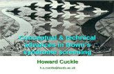 Conceptual & technical advances in Down’s syndrome screening Howard Cuckle h.s.cuckle@leeds.ac.uk.