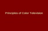 Principles of Color Television. Three Basic Colors of Television Blue Red Green 11 % 30% 59 %