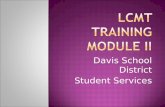 Davis School District Student Services.  Today’s goal... Video Clip  Participant Expectations  Q & A  Review of Module I  3-Tier ABC Graphic.