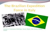 Group 5: Constance Eldridge, Saury Mejia, Ben Soltis, Hailey Watts The Brazilian Expedition Force in Italy.