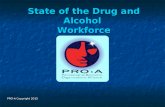 State of the Drug and Alcohol Workforce PRO-A Copyright 2015.