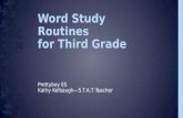 Prettyboy ES Kathy Kelbaugh—S.T.A.T Teacher. ›Words Their Way (Bear, Invernizzi, Templeton, and Johnston) “The scope and sequence of word study instruction…is.