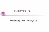 1 CHAPTER 5 Modeling and Analysis. 2 Major DSS component Model base and model management CAUTION - Difficult Topic Ahead Familiarity with major ideas.