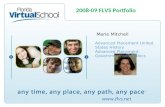 Www.flvs.net 2008-09 FLVS Portfolio Marie Mitchell Advanced Placement United States History Advanced Placement Government and Politics.