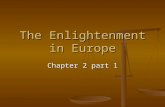 The Enlightenment in Europe Chapter 2 part 1. An Overview of the 18 c ► Political History  >>> ► Political History  >>> Reform ► Intellectual History.