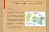 Nutritional requirements Undernourishment: caloric deficiency Overnourishment (obesity): excessive food intake Malnourishment: essential nutrient deficiency
