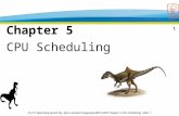 1 CS.217 Operating System By Ajarn..Sutapart Sappajak,METC,MSIT Chapter 5 CPU Scheduling Slide 1 Chapter 5 CPU Scheduling.