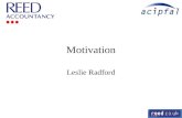 Motivation Leslie Radford. Prentice Hall, 2001Chapter 62 What Is Motivation? Direction Persistence Intensity.