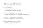 Upcoming Deadlines Second Term Paper Wednesday, November 25 th (This Wednesday; no class that day) Homework 11 (Building a scene in Maya) Monday, November