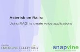Asterisk on Rails: Using RAGI to create voice applications.
