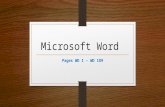 Microsoft Word Pages WD 1 – WD 189. Document Window & Ribbon Pages OFF 10 – OFF 36 1. Word (10) 2. Desktop (13) 3. Recycle Bin (13) 4. File (13) 5. Maximize.